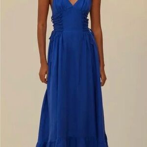 FARM Rio Vibrant Blue Maxi Dress